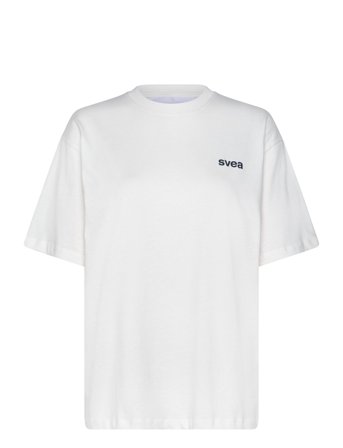 Svea Swaustin Boxy Ss T-Shirt - White - XS