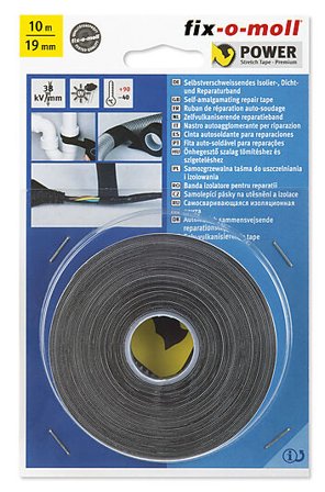 FIX-O-MOLL Tape selvvulkaniserende sort 19mmx10m