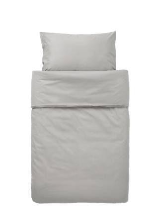 Koja Bäddset för spjälsäng LUKAS 110x125 cm Bädda Grå ONESIZE