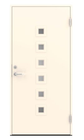 Swedoor C7060 Ytterdörr vit (S 0502-Y) 988x2080 mm, Dörrar