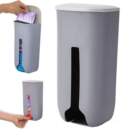 Beholder for handleposer kjøkkenposeorganisator for veggen