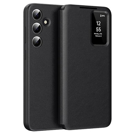 Læderfodral Smart View Samsung Galaxy S25 Plus Sort