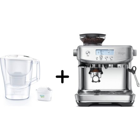 Sage SES878BSS0 The Barista Pro espressomaskine + Brita Aluna filterkande | KitchenOne