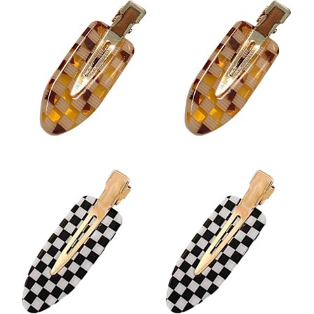 Flate hårklemmer, sømløse hårklemmer, hårklemmer, hårstylister, ZQKLA