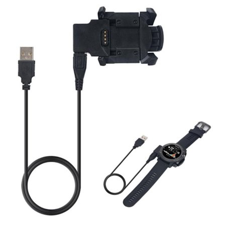 Garmin Fenix 3 oplader dock + USB data- og opladerkabel