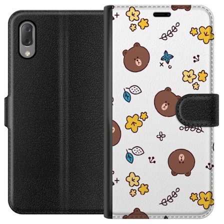 Kompatibelt Plånboksfodral till Sony Sony Xperia L3 Björnar Mönster