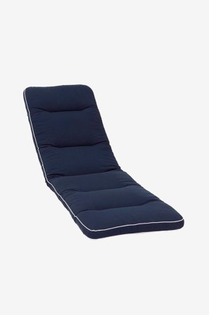 Hillerstorp - Aurinkotuoli tyyny laatikko ommeltu sininen - Sininen - Aurinkotuolin pehmusteet & aurinkovuoteen pehmusteet - - Homeroom