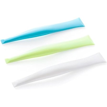 3-pakks Rengjøringsverktøy med skrape, kjøkkenplastskrape, allsidig stiv grillskrape, ripesikker rengjøringsverktøy, etikettskrape, tyggis-skrape, 