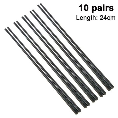 10 par spisepinde - bæredygtige og opvaskemaskine-sikre glasfiber KLB