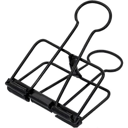 Ekstra store papirclips, hule, lange clips 3,2 cm, flere farver, store papirklemmer til kontorartikler (10 stk.) (D-V2)