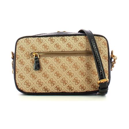 Guess Aviana 4G Logo Taske Brun, Dame Skuldertasker, Størrelse: ONE Size