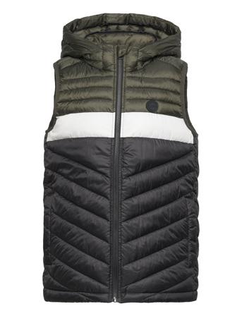 Jjehero Bodywarmer Hood Jnr Fôret Vest Multi/mønstret Jack & J S*Betinget Tilbud