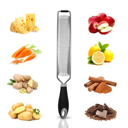 Good Grips Zester Grater - Zester för citroner och citrusfrukter - Rostfri