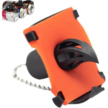 Multifunktionelt øloplukker til øldåser med indbygget tragt - Perfekt til golfbanen osv.