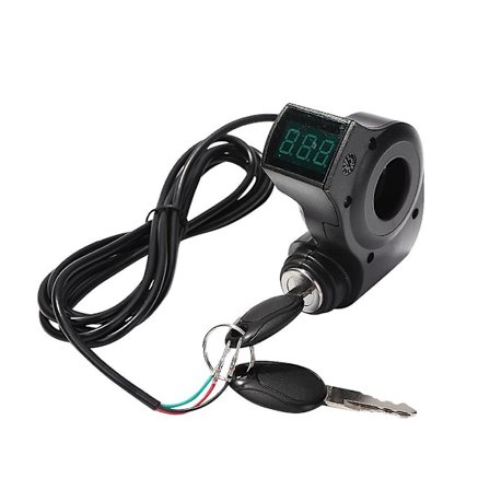 Elektrisk Scooter Tändningslås Nyckel Cylinder Startmotor Switch Lås Elektrisk Scooter Ersättningstillbehör