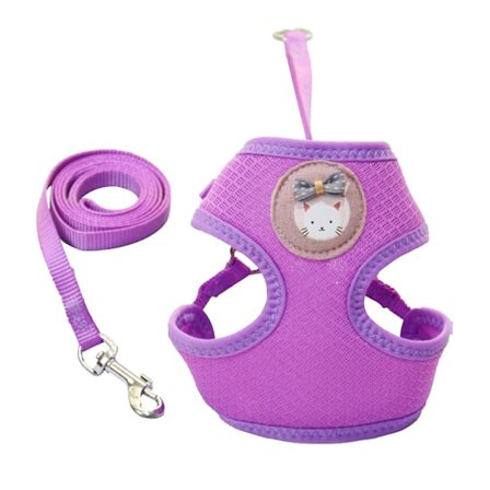 Vest Bryststropp Eksplosjonssikker Justerbar Nylon Gåsikkerhet Trekktau For Hund(S,Lilla)