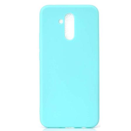 Huawei Mate 20 Lite - Stilrent Silikonskal Mattbehandlat NKOBEE Blågrön