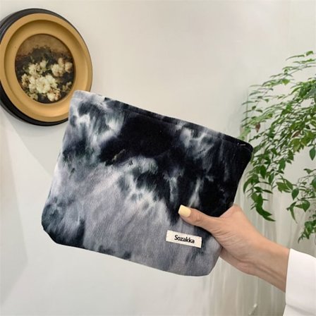 Tie Dye Gradient Makeup Bag Corduroy kosmetikkveske 03 03