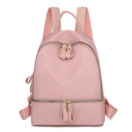 Oxford Tyg Kvinna Ryggsäck Justerbar Dual Strap Fashionabla