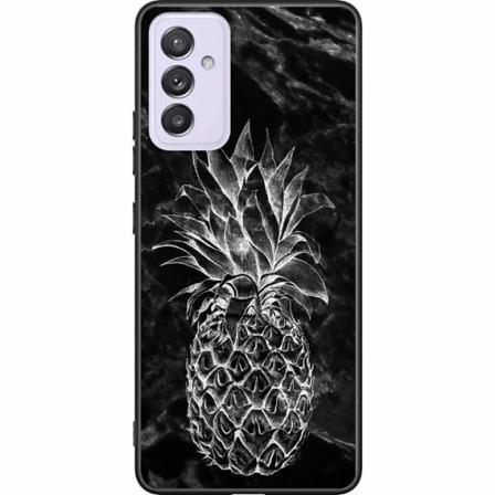 Samsung Galaxy A82 5g Svart Skal Marmor Ananas