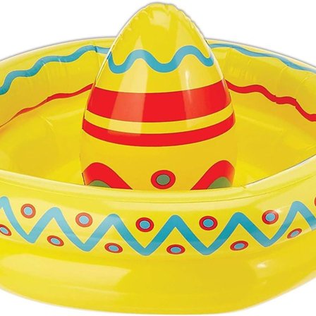 Oppblåsbar drikkekjøler med en diameter på ca. 50 cm, Mexico,