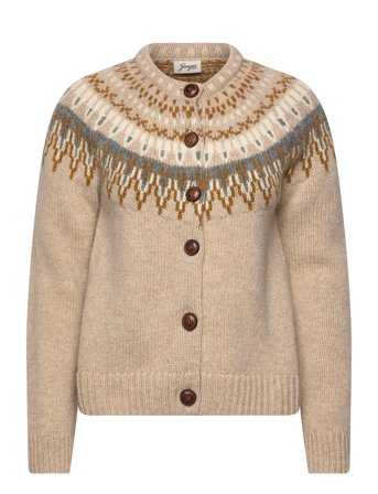 Joelle Cardigan Beige Jumperfabriken