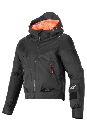 Motorradjacke Alpinestars Molly Air Damen Schwarz/Fluo Coral M