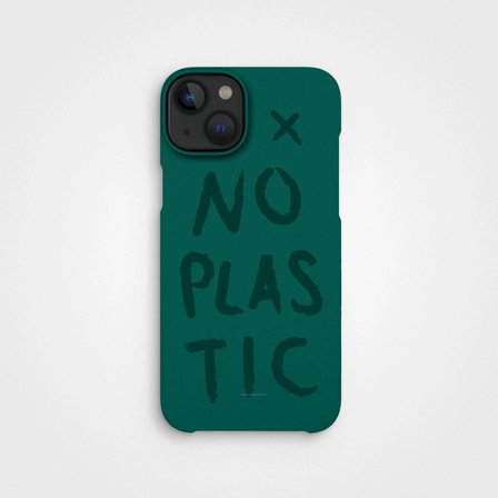 No Plastic Handyhülle Ultramaringrün, aus Pflanzen hergestellt, iPhone 14 Plus