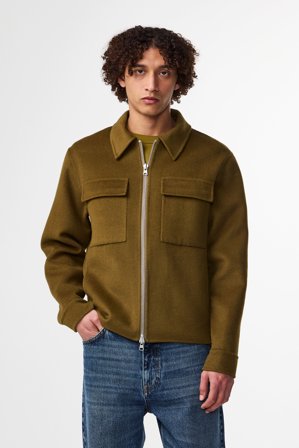 NN.07 Alban Jacke Herren Grün Certified Wool