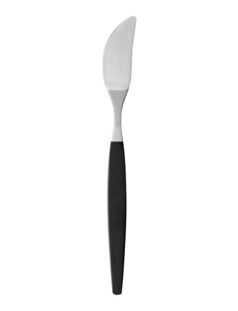 Gense Bordkniv Focus De Luxe 20 Cm Sort/Mat Stål - Black - L:20CM