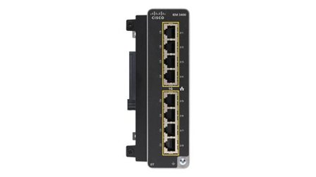 Cisco Catalyst IE3400 Rugged Series Advanced Expansion Module - utvidelsesmodul - Gigabit Ethernet x 8