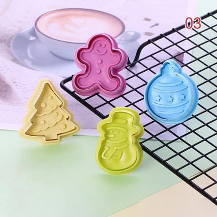 4 St Cookie Ters Form Kaka Kex Mould Bakverk B