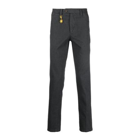 Manuel Ritz Slim-fit Byxor grå, Herr Byxor, Herr, Storlek: L