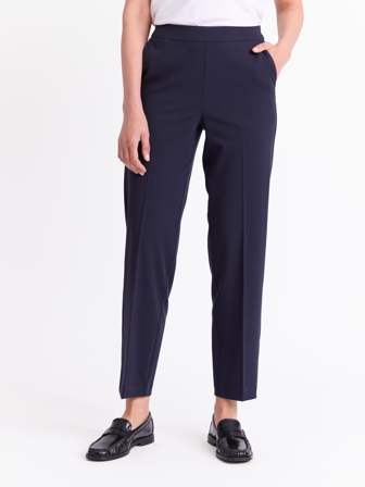 MATCH - Noemi bukse - Va Vite - Str. 34 - Dame - Bukser & Jeans - Blå - 63% polyester - resirkulert, 33% viskose og 4% elastan