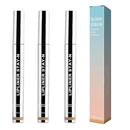 Langtidsholdbart Læbestift Sæt - 3 stk. Peel Off Lip Liner Tattoo for Langtidsholdbar & Nærende Makeup