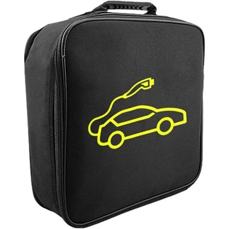 AIXING Elektrisk Bil Kabel Opbevaringstaske - Firkantet Brandsikker Vandtæt Organizer til EV Ladekabel, 29.97x29.97x8.89cm