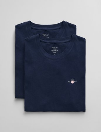 GANT C-NECK T-SHIRT 2-PACK Blå T-shirts Kille - Kids Brand Store