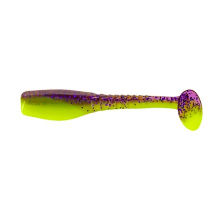 Big Bite Baits SW Crappie Minnr 5cm (10pcs) - Purple/Opaque Chartreuse