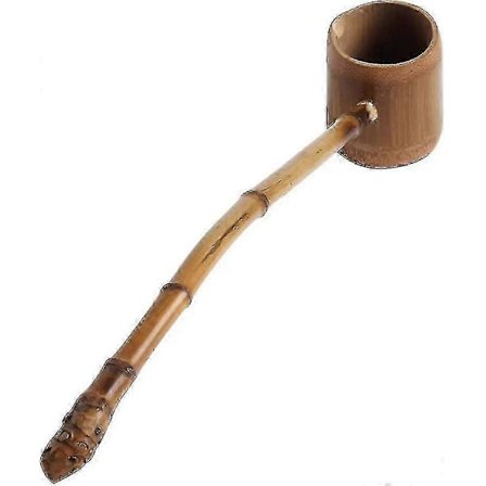 Japansk Stil Långskaftad Bambu Vattenkanna Vattendispenser För Hemträdgård Te-ceremoni