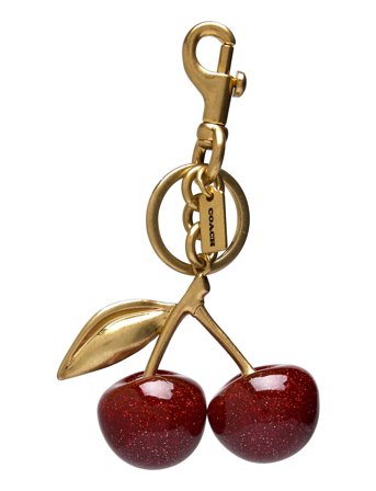Coach Bag Charm - Red - ONE SIZE