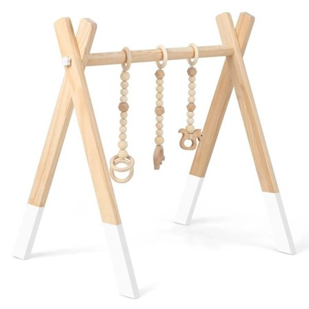 Puinen babygym 3 kk alkaen – Valkoinen