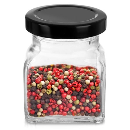 Kryddbehållare glas 120 ml