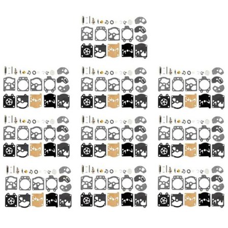 10 sæt karburator reparationssæt pakning & membran til Walbro WA WT serie K10-WAT RH