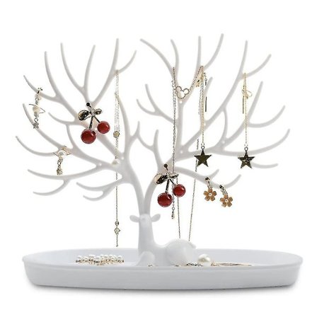 Hjortehorn Smykkeholder, Tre-lags Smykkeholder Med Skuffer, Dekorativ Smykketræ-yuhao