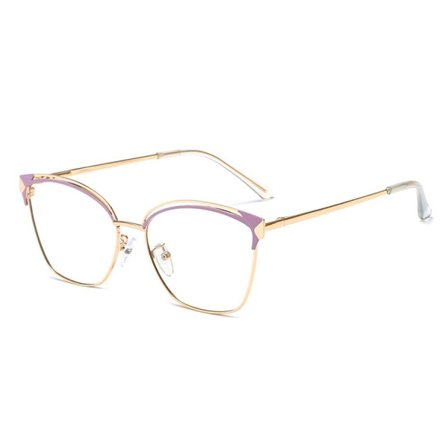 Anti-Blue Light Briller Runde Briller LILLA