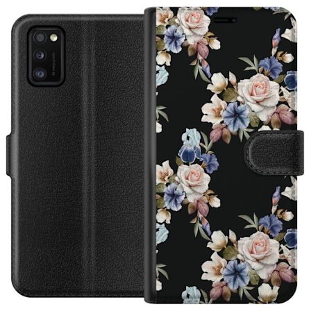 Kompatibelt Plånboksfodral till Samsung Samsung Galaxy A41 Blommor