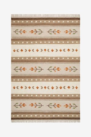 KM Home - Ullteppe Fagersta - Beige - Ulltepper - 240X340 - Fra Homeroom