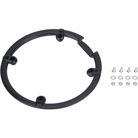 Kædeskærm til cykel sort plastik tandhjul krumtapdæksel