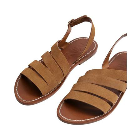 Mango Straps Sandaler Brun, Dame Sandaler, Størrelse: 37 EU