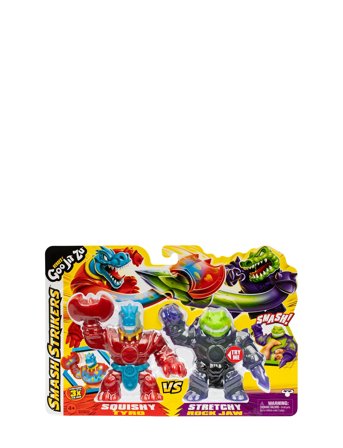 Goo Jit Zu Smash Strikers Tyro Vs Rock Jaw Patterned Goo Jit Zu